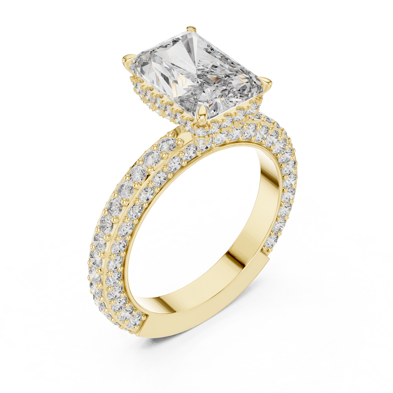 Ladies Ring 9#10036L_SS4 - Yellow Gold - Image