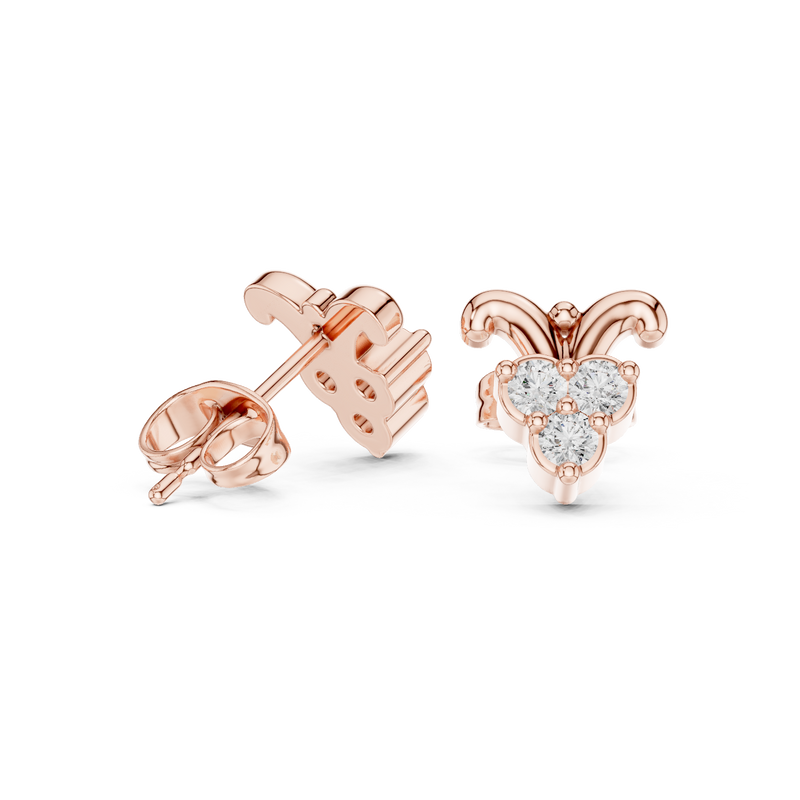 Earring 9#10037E@7 - Rose Gold - Image