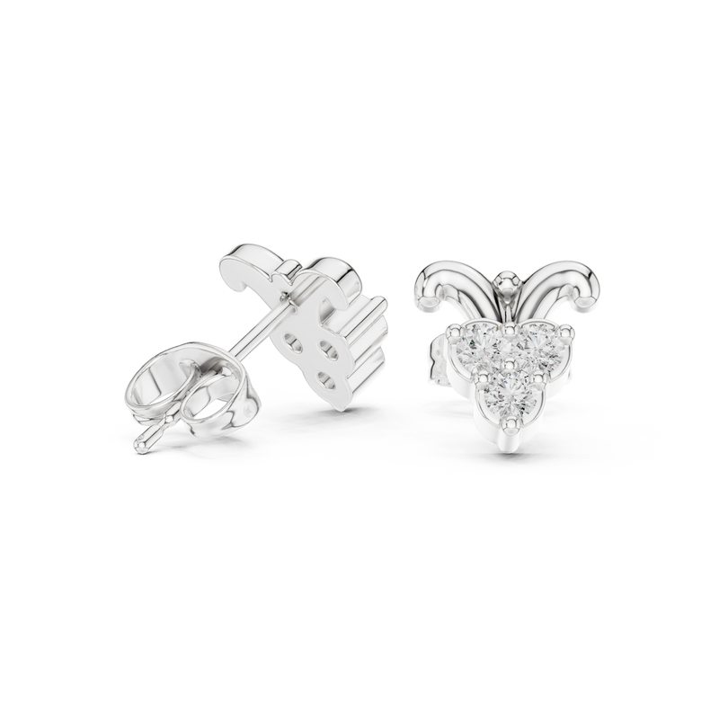 Earring 9#10037E@7 - White Gold - Image
