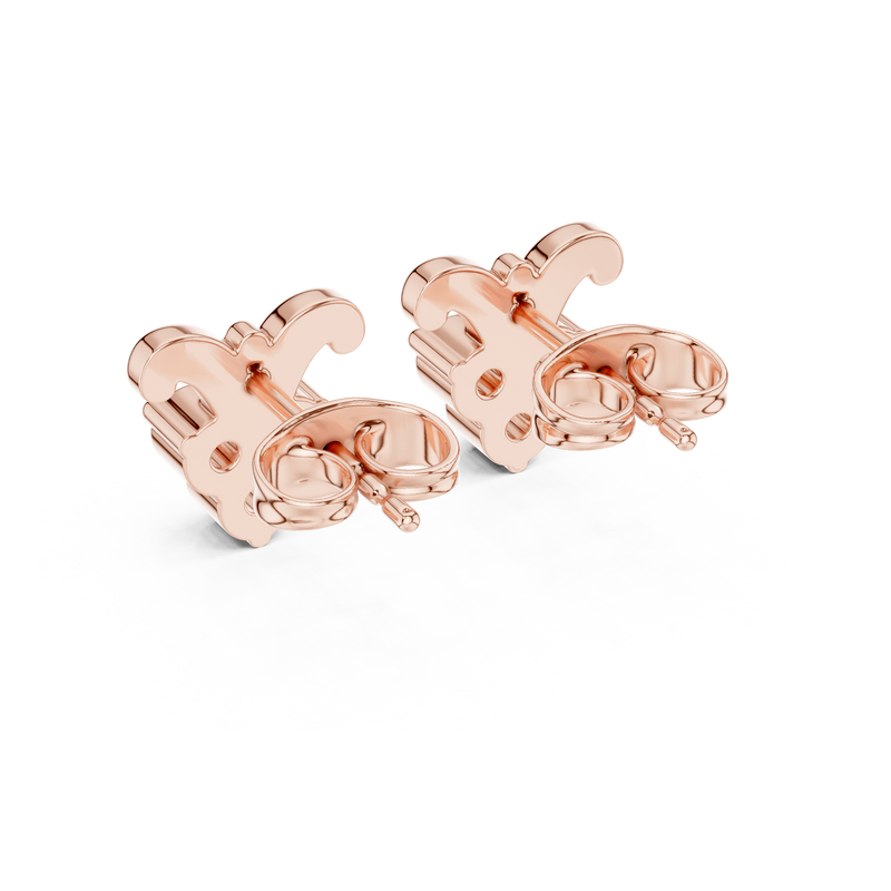 Earring 9#10037E@7 - Rose Gold - Image