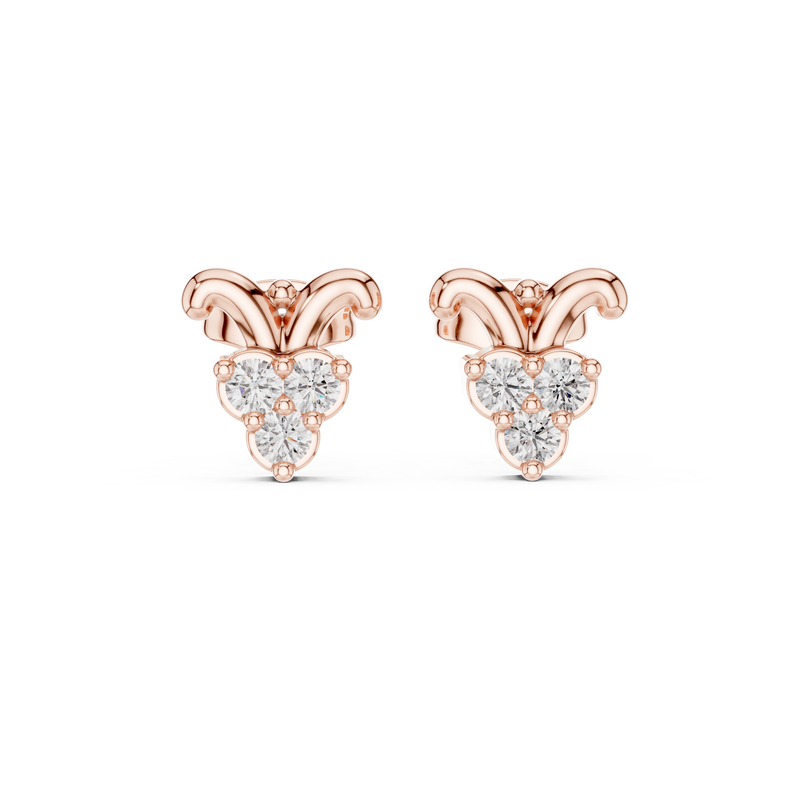 Earring 9#10037E@7 - Rose Gold - Image
