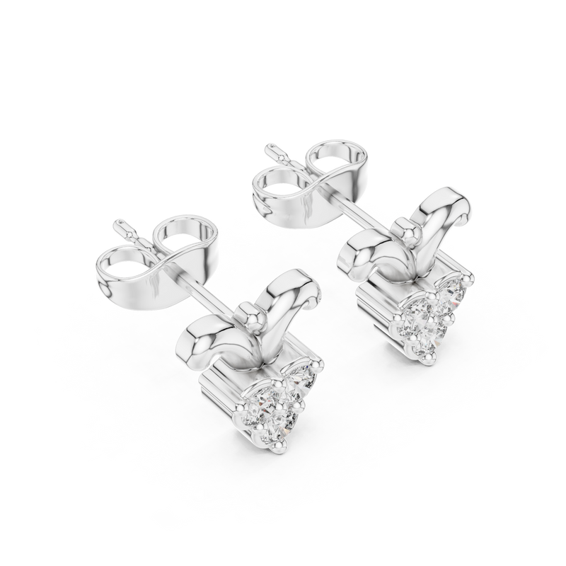Earring 9#10037E@7 - White Gold - Image