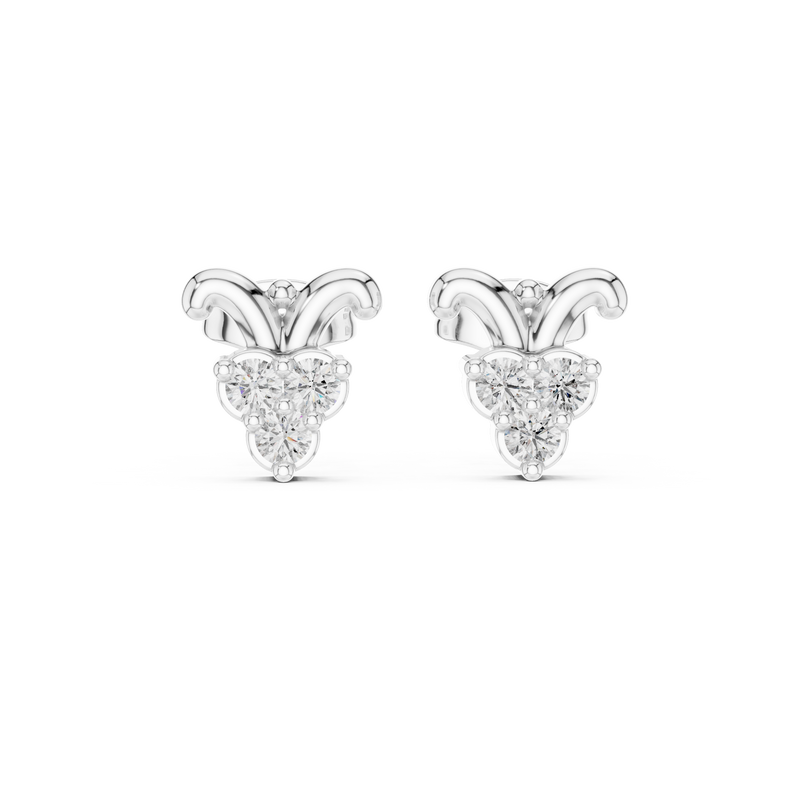 Earring 9#10037E@7 - White Gold - Image