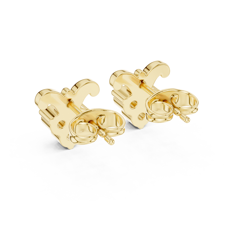 Earring 9#10037E@7 - Yellow Gold - Image