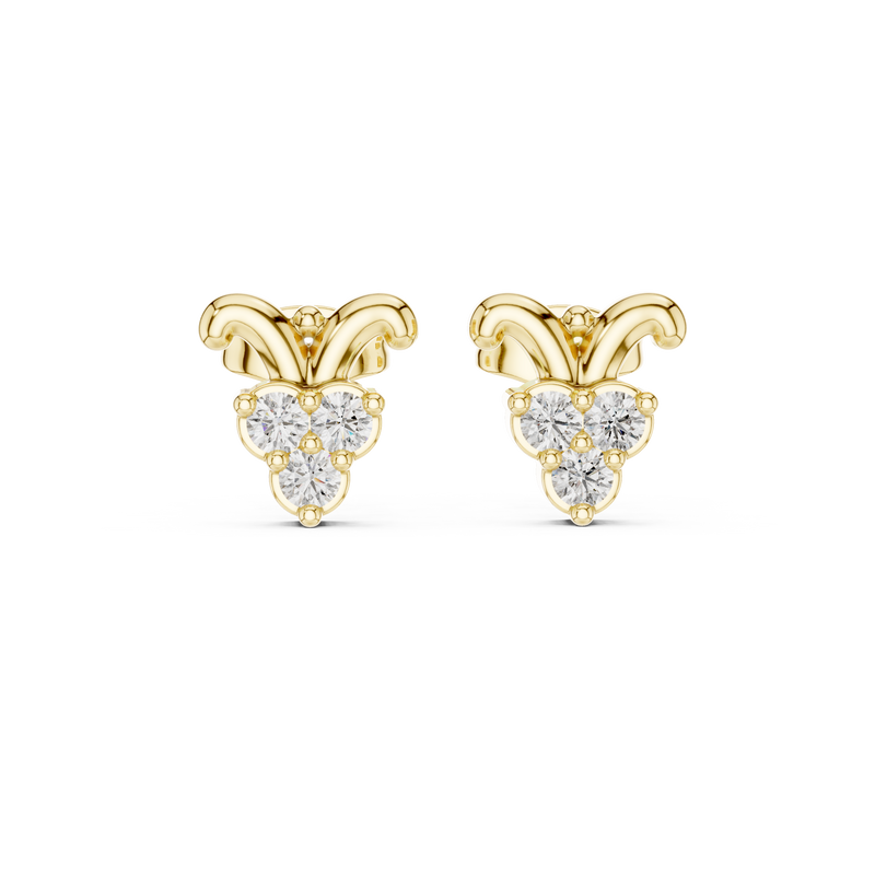 Earring 9#10037E@7 - Yellow Gold - Image