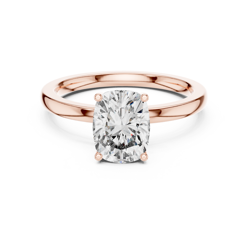 Ladies Ring 9#10037L_SS12 - Rose Gold - Image