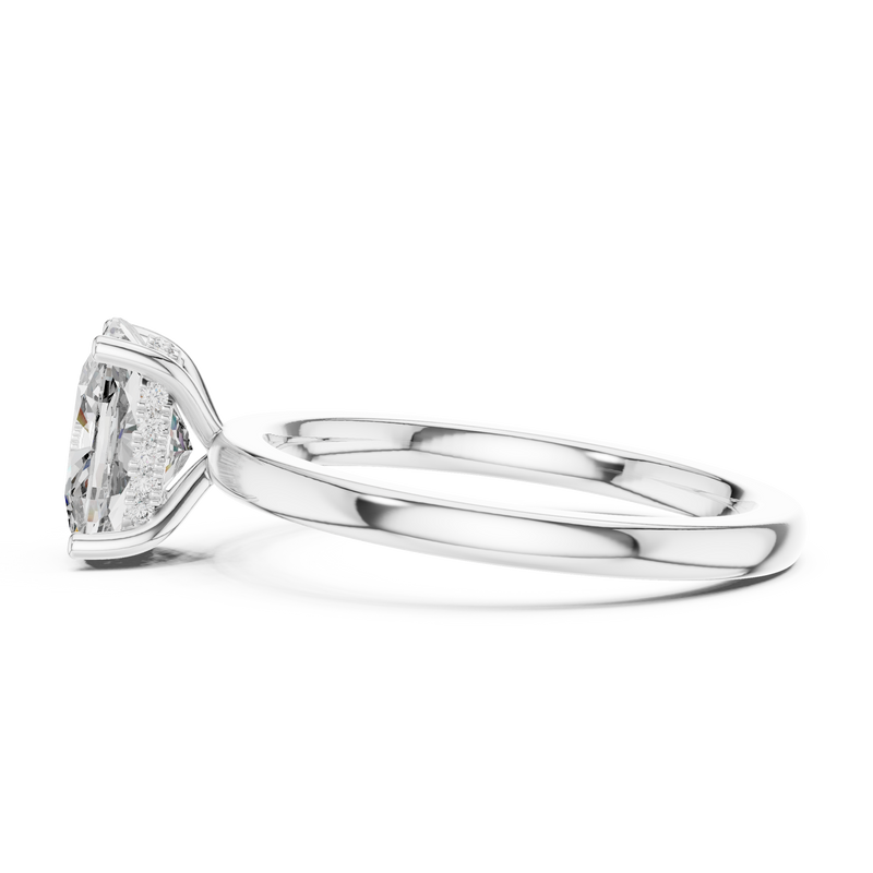 Ladies Ring 9#10037L_SS12 - White Gold - Image
