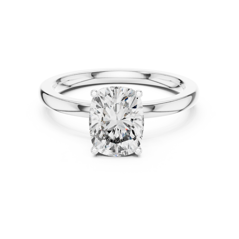 Ladies Ring 9#10037L_SS12 - White Gold - Image