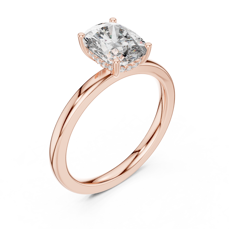 Ladies Ring 9#10037L_SS12 - Rose Gold - Image