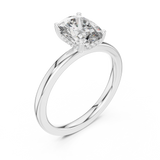 Ladies Ring 9#10037L_SS12 - White Gold - Image