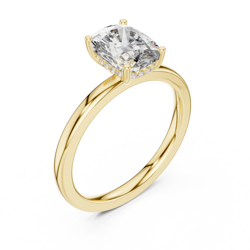 Ladies Ring 9#10037L_SS12 - Yellow Gold - Image