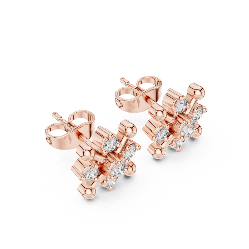 Earring 9#10038E - Rose Gold - Image