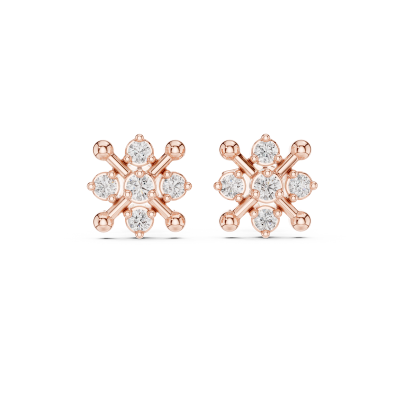 Earring 9#10038E - Rose Gold - Image