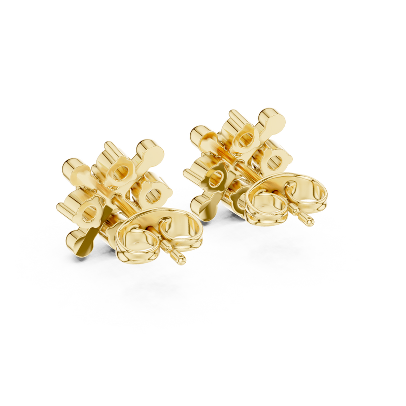 Earring 9#10038E - Yellow Gold - Image