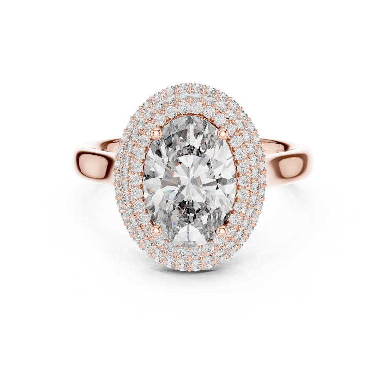 Ladies Ring 9#10038L_SS14 - Rose Gold - Image