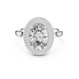 Ladies Ring 9#10038L_SS14 - White Gold - Image