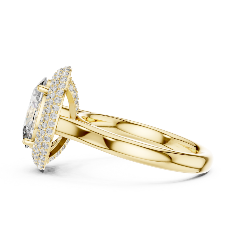 Ladies Ring 9#10038L_SS14 - Yellow Gold - Image