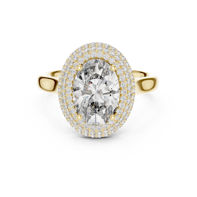 Ladies Ring 9#10038L_SS14 - Yellow Gold - Image