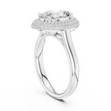 Ladies Ring 9#10038L_SS14 - White Gold - Image