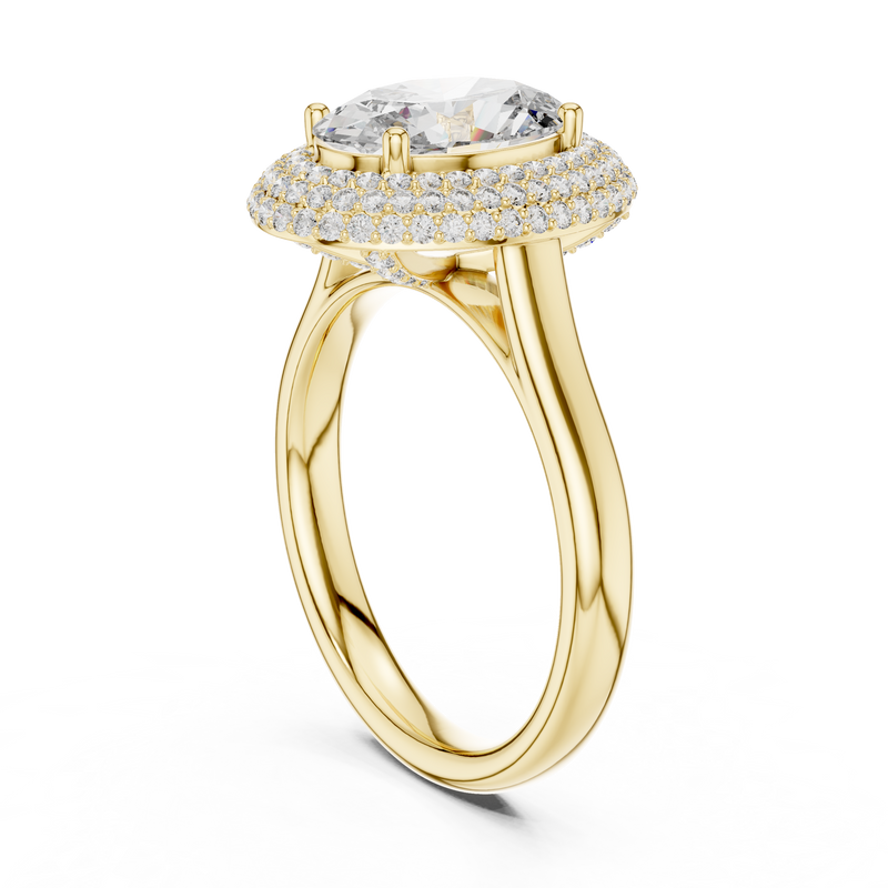 Ladies Ring 9#10038L_SS14 - Yellow Gold - Image