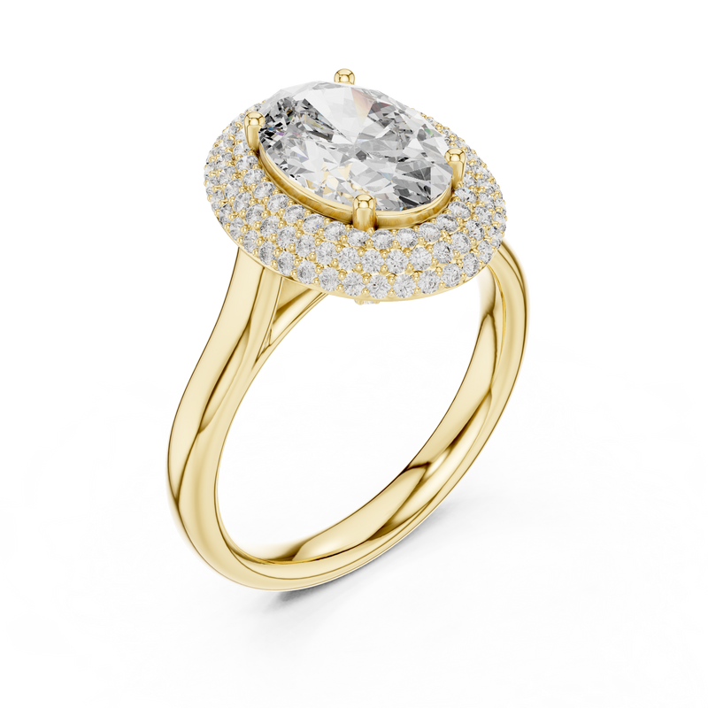 Ladies Ring 9#10038L_SS14 - Yellow Gold - Image