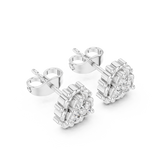 Earring 9#10040E@7 - White Gold - Image