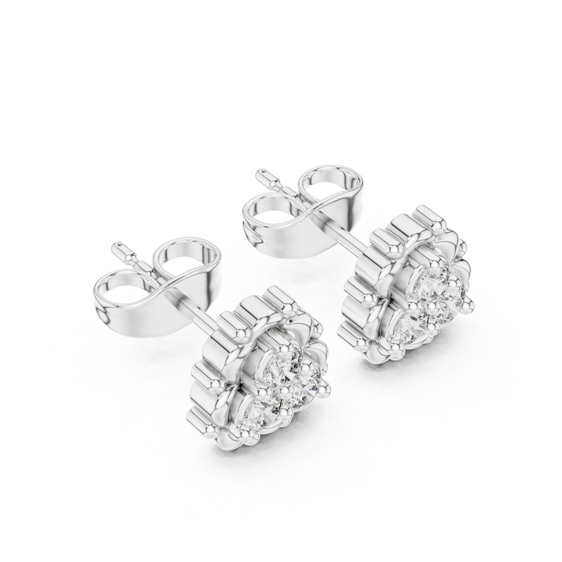 Earring 9#10040E@7 - White Gold - Image