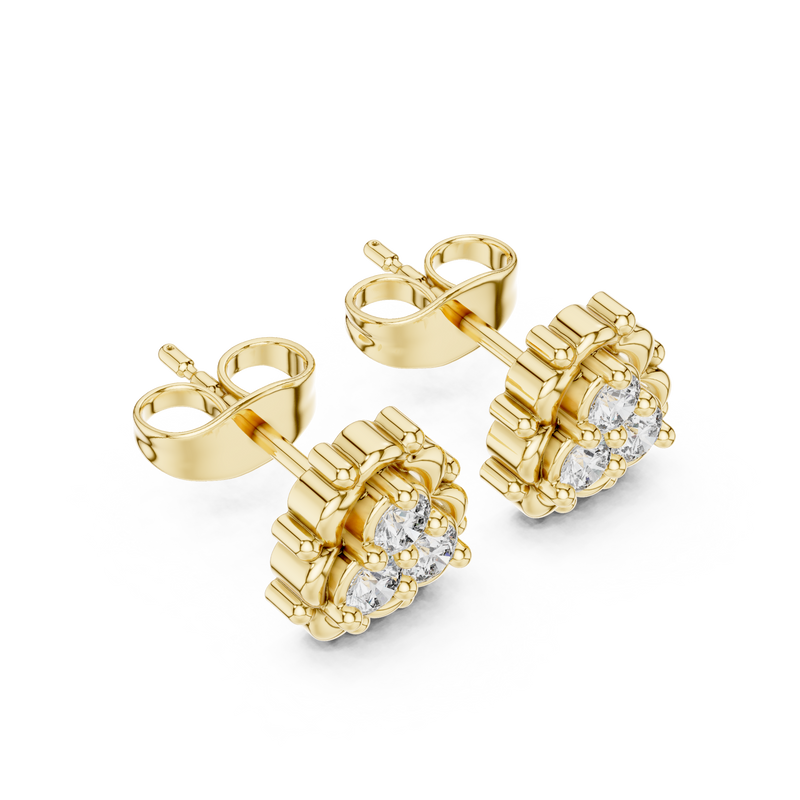 Earring 9#10040E@7 - Yellow Gold - Image