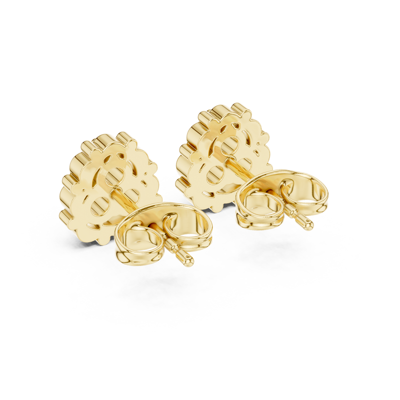 Earring 9#10040E@7 - Yellow Gold - Image