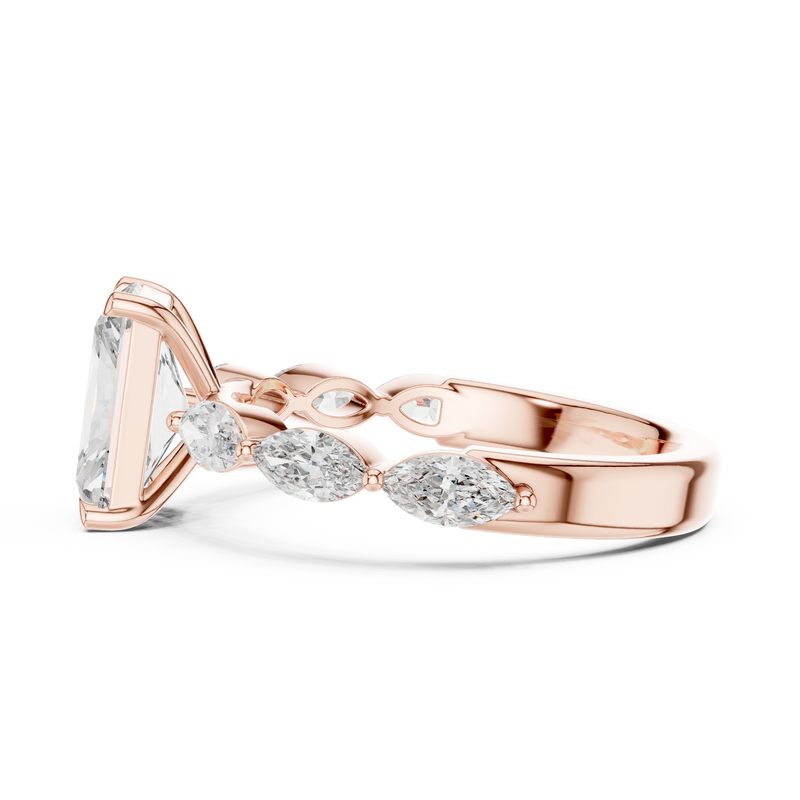 Ladies Ring 9#10040L_SS10 - Rose Gold - Image