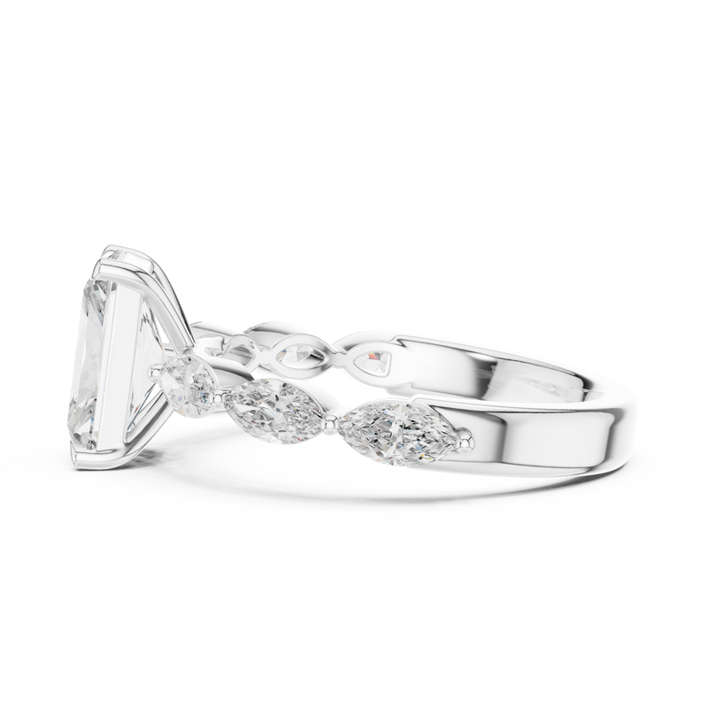 Ladies Ring 9#10040L_SS10 - White Gold - Image