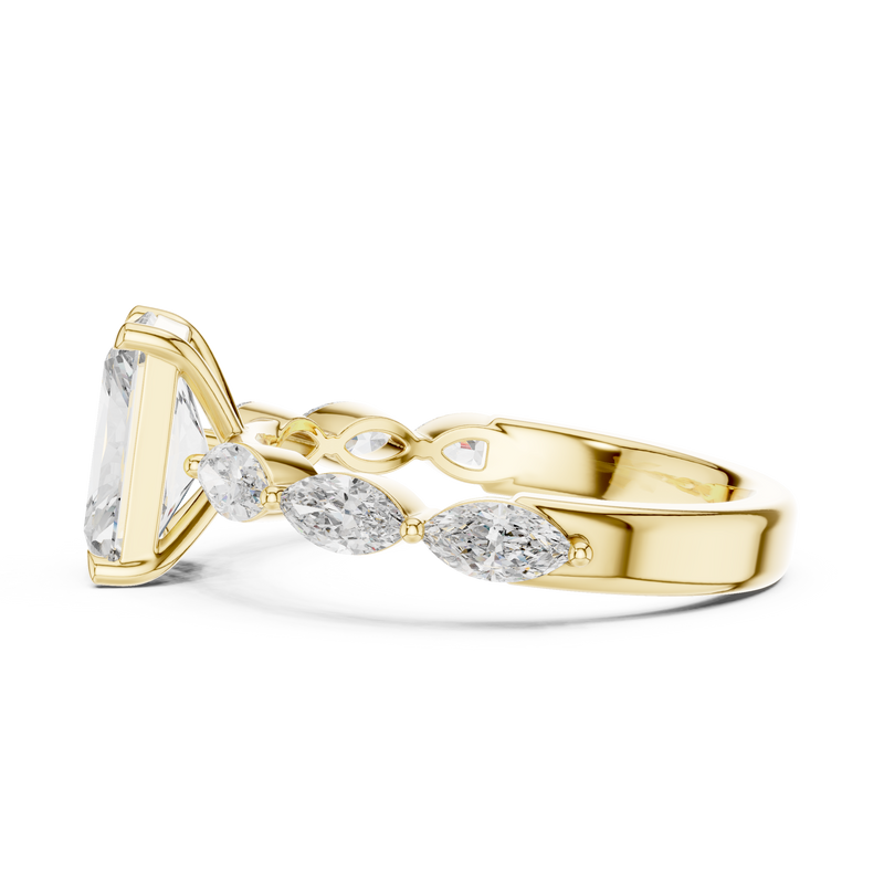 Ladies Ring 9#10040L_SS10 - Yellow Gold - Image