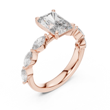 Ladies Ring 9#10040L_SS10 - Rose Gold - Image