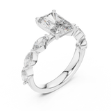 Ladies Ring 9#10040L_SS10 - White Gold - Image