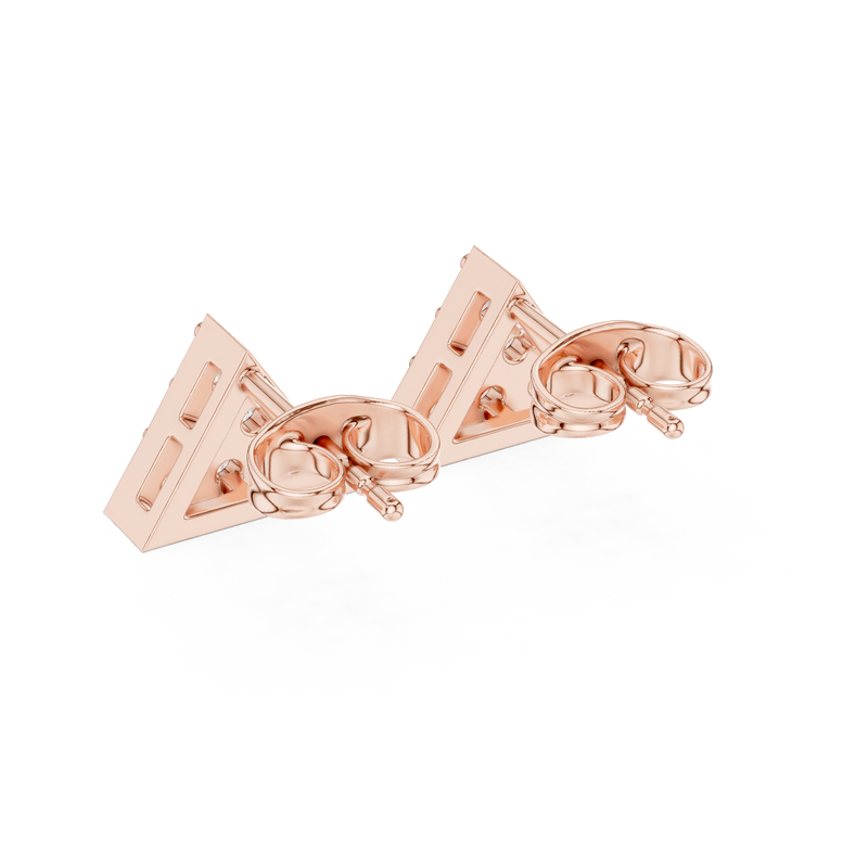 Earring 9#10041E - Rose Gold - Image