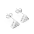 Earring 9#10041E - White Gold - Image