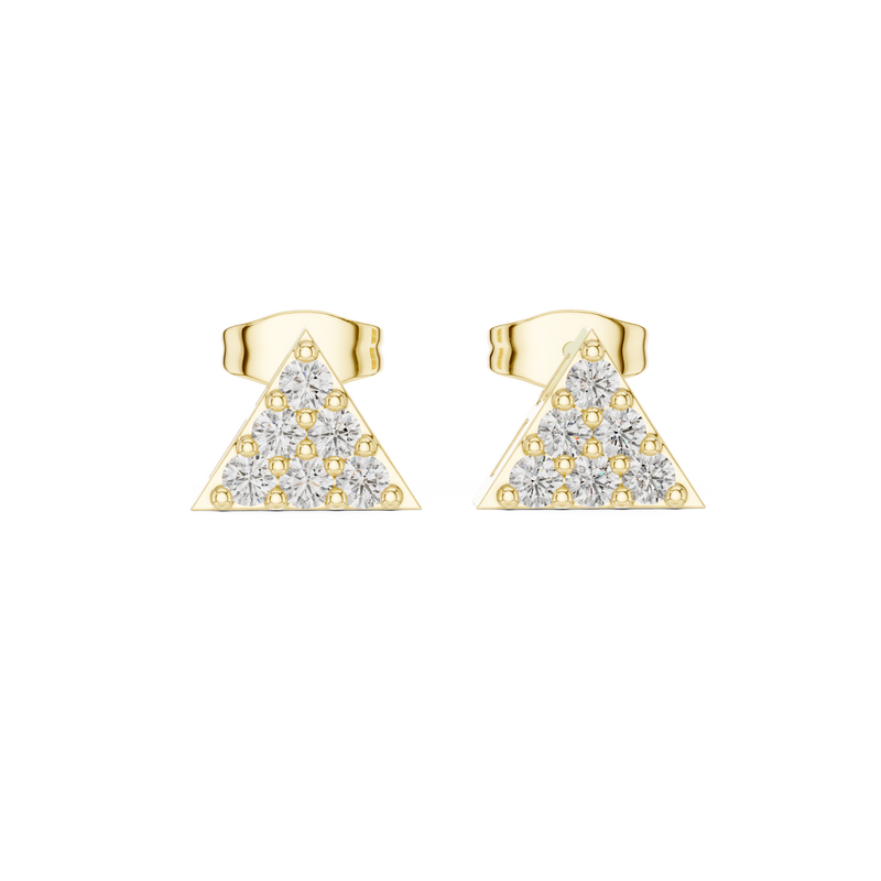 Earring 9#10041E - Yellow Gold - Image