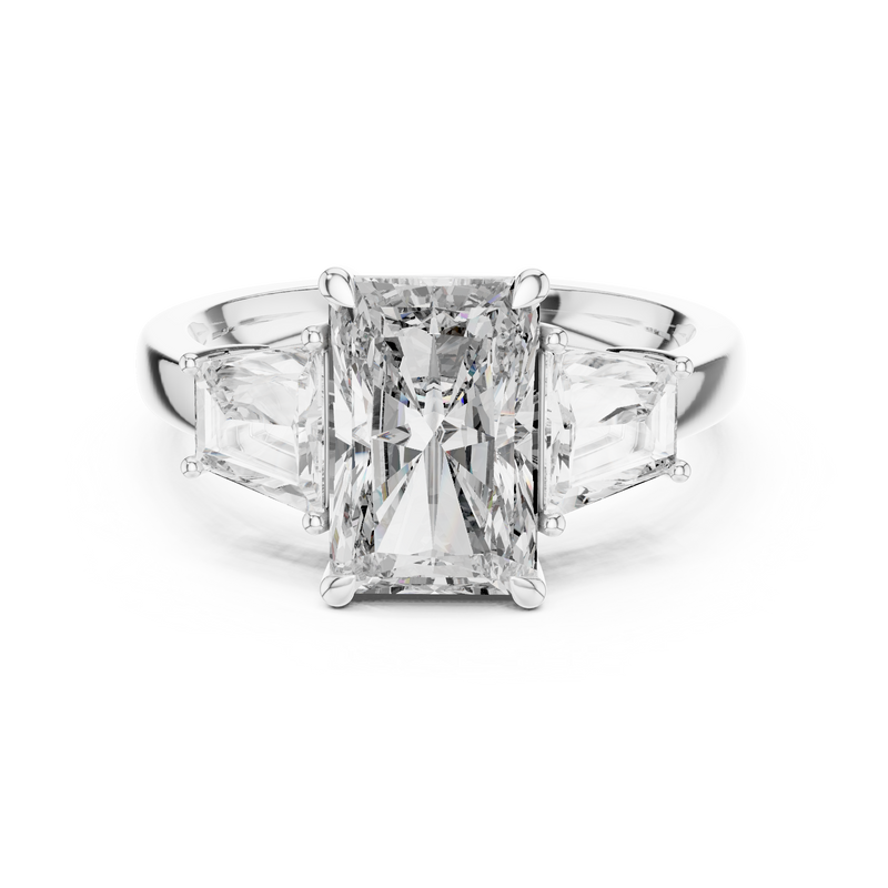 Ladies Ring 9#10041L_SS15 - White Gold - Image