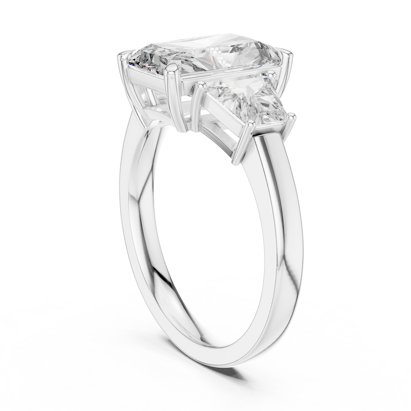 Ladies Ring 9#10041L_SS15 - White Gold - Image