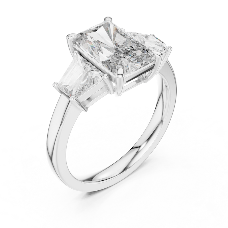 Ladies Ring 9#10041L_SS15 - White Gold - Image