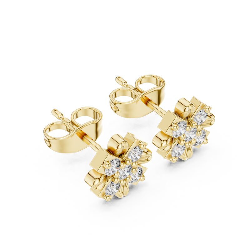 Earring 9#10042E - Yellow Gold - Image