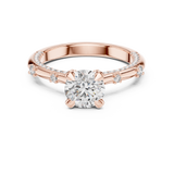 Ladies Ring 9#10042L - Rose Gold - Image