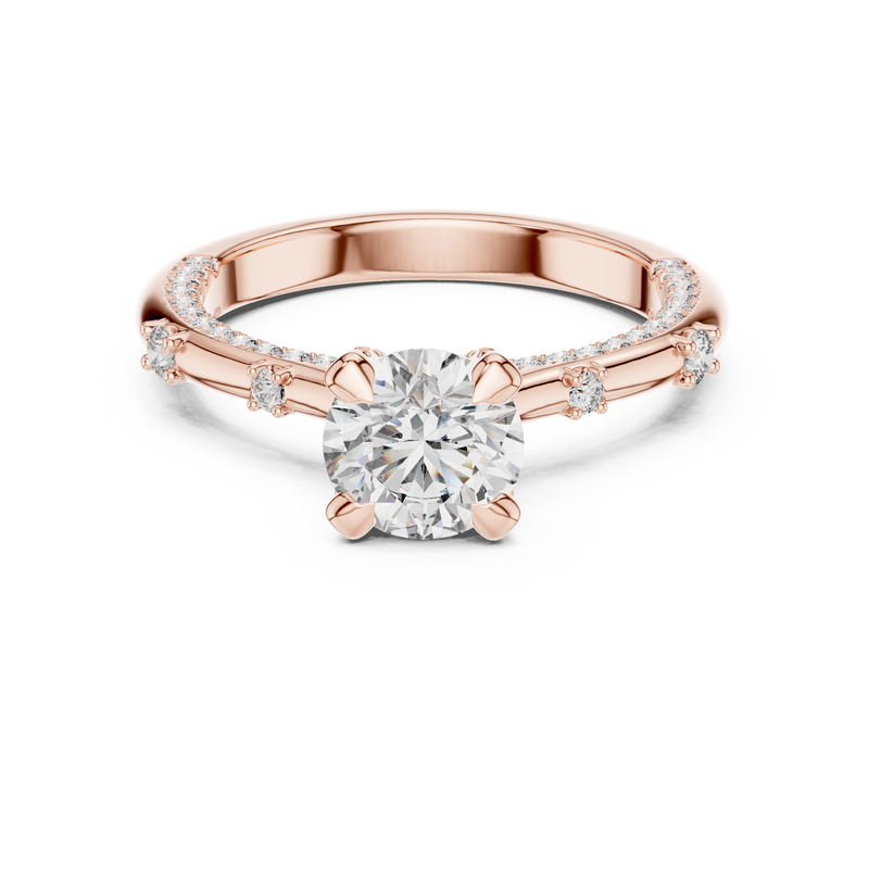 Ladies Ring 9#10042L - Rose Gold - Image