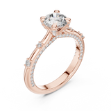 Ladies Ring 9#10042L - Rose Gold - Image
