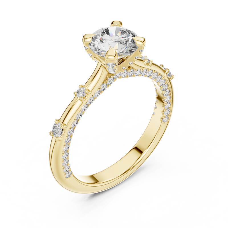 Ladies Ring 9#10042L - Yellow Gold - Image