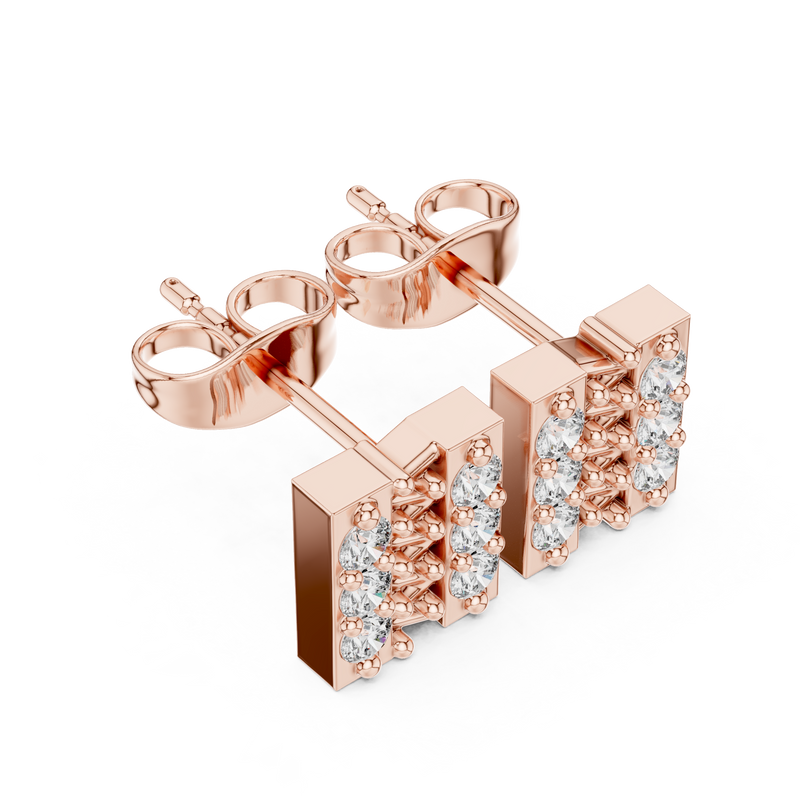 Earring 9#10043E - Rose Gold - Image