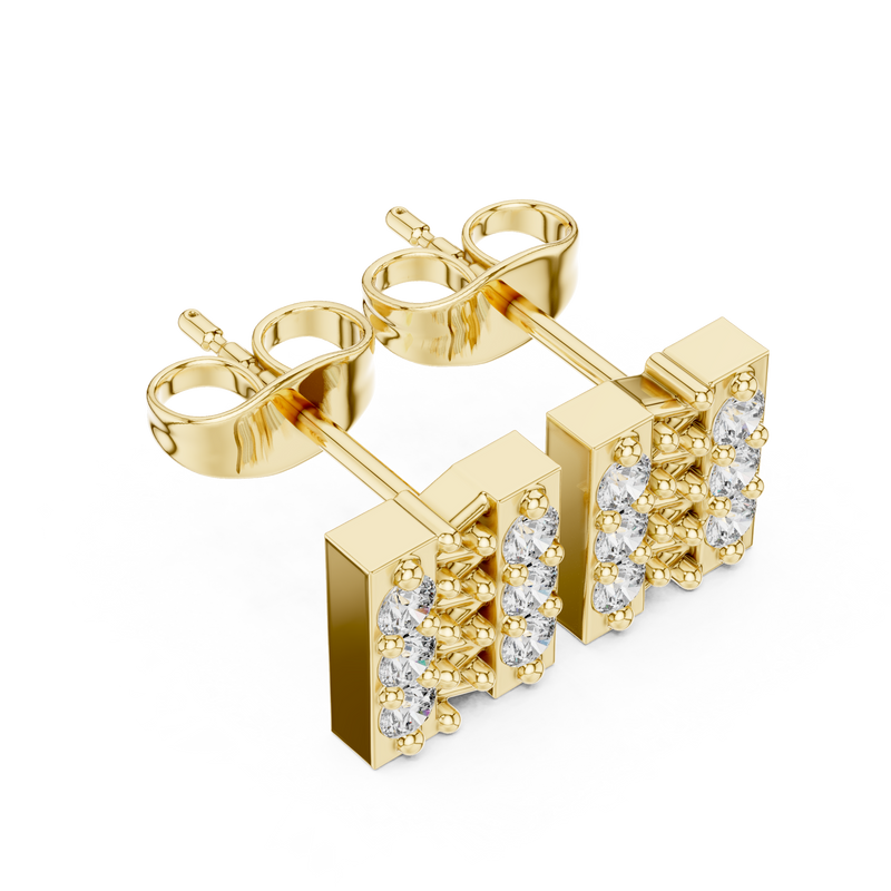 Earring 9#10043E - Yellow Gold - Image