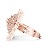 Ladies Ring 9#10043L - Rose Gold - Image