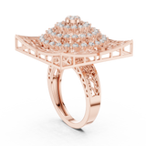 Ladies Ring 9#10043L - Rose Gold - Image