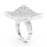 Ladies Ring 9#10043L - White Gold - Image